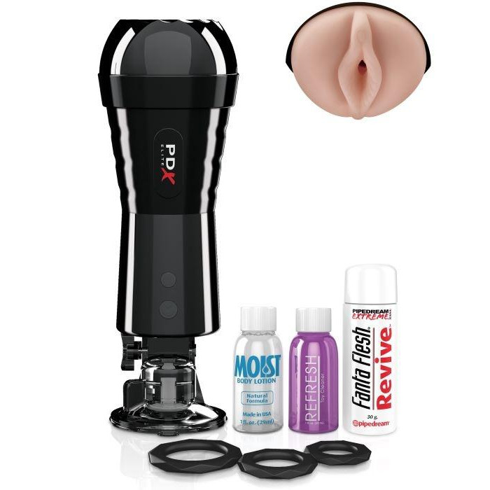 Pipedream Products PDX Elite Cock Compressor Vibrating Stroker - зображення 1