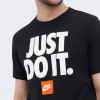 Nike Чорна чоловіча футболка  M NSW TEE FRAN JDI VERBIAGE DZ2989-010 - зображення 4