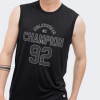 Champion Чорна чоловіча майка  crewneck sleeveless top cha219814-NBK - зображення 4