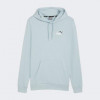 PUMA Блакитна чоловіча кофта  ESS+ 2 Col Small Logo Hoodie TR 680990/22 - зображення 7