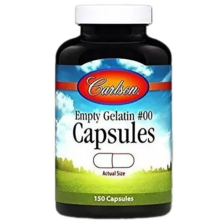 Carlson Labs Empty Gelatin Capsules # 00 великі 150 шт. - зображення 1