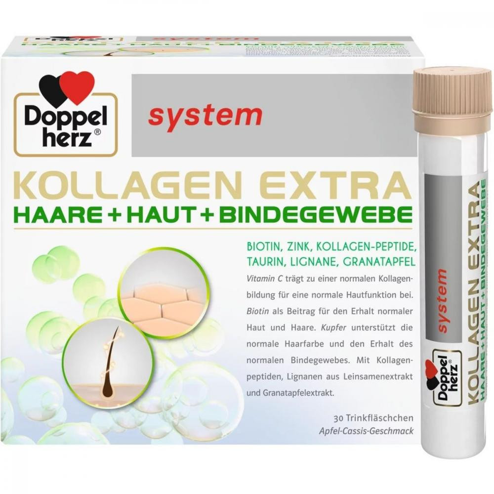 Doppelherz Харчова добавка  System Колаген Екстра 750 мл (25 мл x 30 флаконів) - зображення 1