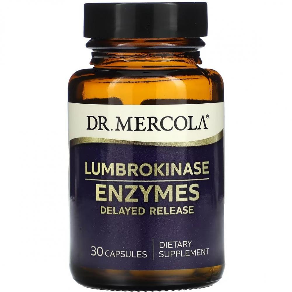 Dr. Mercola Lumbrokinase Enzymes 30 капсул - зображення 1