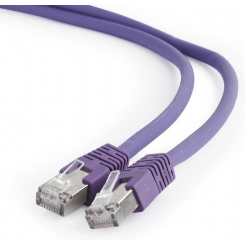 Cablexpert S/FTP Cat.6A 2m Violet (PP6A-LSZHCU-V-2M) - зображення 1