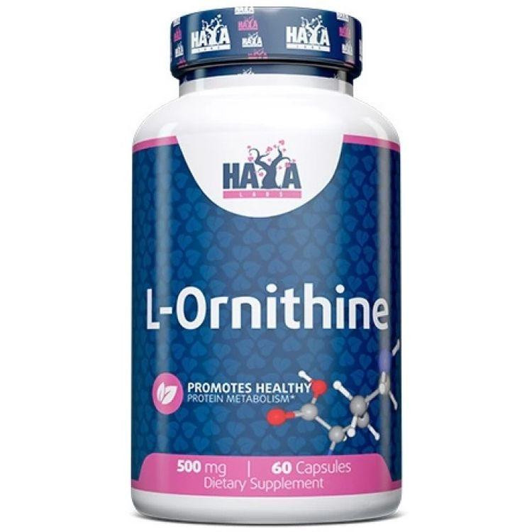 Haya Labs L-Ornithine 500 mg 60 caps - зображення 1