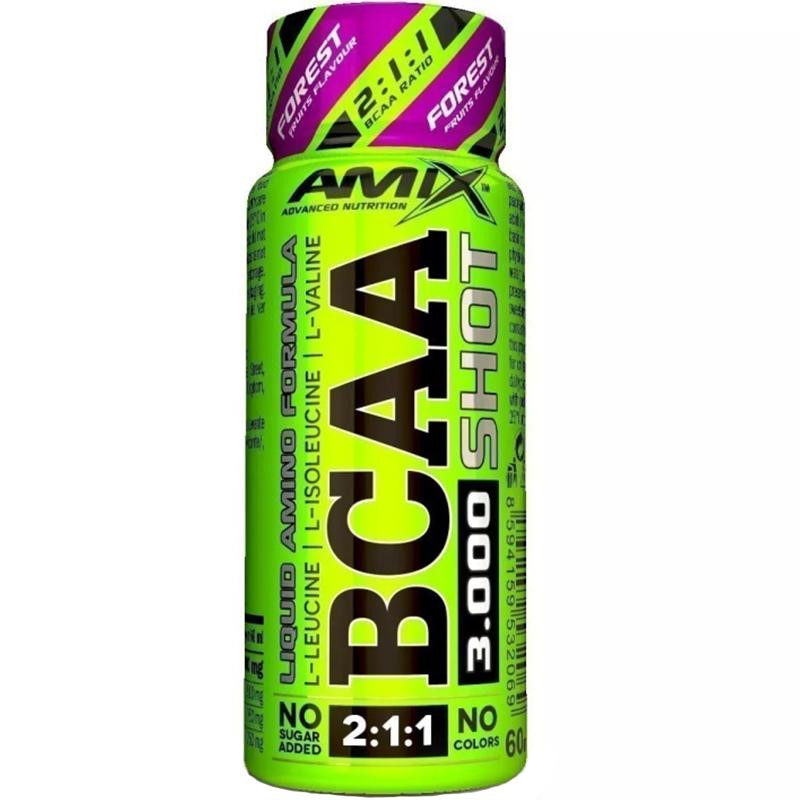 Amix BCAA 3000 Shot 60 ml /1 serving/ Forest Fruits - зображення 1