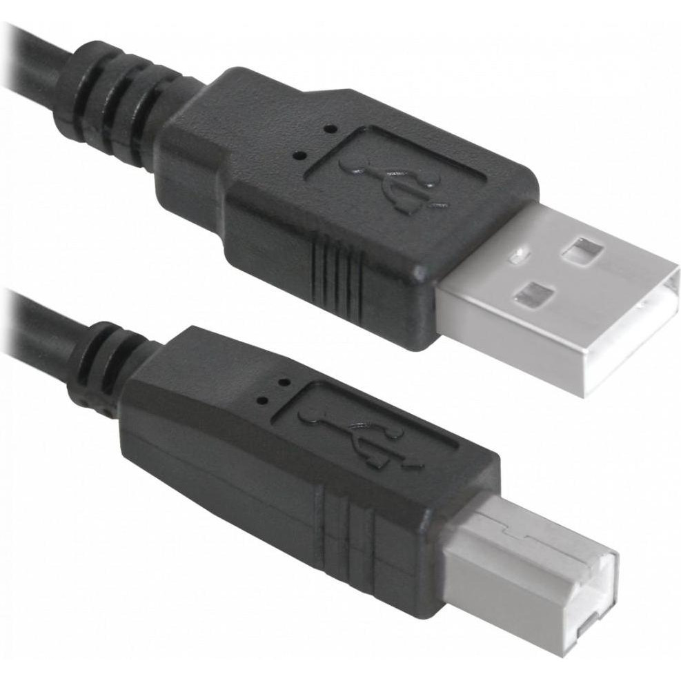 Defender USB 2.0 AM/BM 5m USB04-17 (83765) - зображення 1