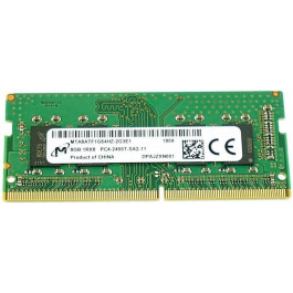   Micron 8 GB SO-DIMM DDR4 2400 MHz (MTA8ATF1G64HZ-2G3E1)