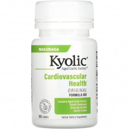   Kyolic Aged Garlic Extract Cardiovascular Health для серцево-судинної системи 100 таблеток