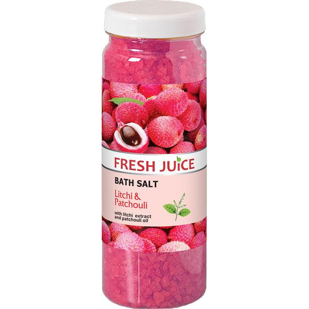 Fresh Juice Соль для ванн  Litchi&Patchouli 700 г (4823015932489) - зображення 1