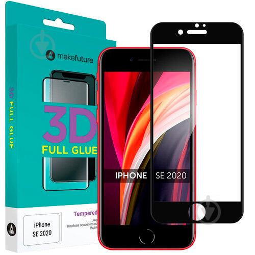 MAKE Захисне скло  3D Full Glue для iPhone SE 2020 (MGD-AISE20) - зображення 1