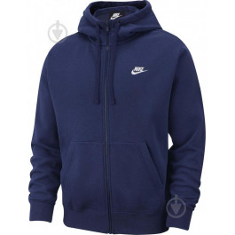   Nike Толстовка  M Nsw Club Hoodie Fz Bb BV2645-410 XL Темно-синяя (193147703023)