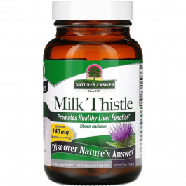   Natures Answer Розторопша, Milk Thistle, , 60 вегетаріанських капсул