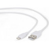 Cablexpert USB For Lightning 0,1M White (CC-USB2-AMLM-W-0.1M) - зображення 1