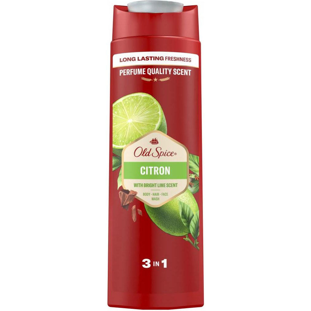 Old Spice Гель для душа  Citron с экстрактом сандалового дерева 400 мл (8001090533890) - зображення 1