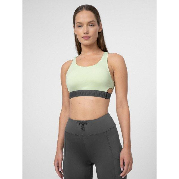 4F Спортивний топ  Sport Bra F035 4FSS23USBAF035-41S XS Зелений (5904698107537) - зображення 1