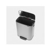 Brabantia Ведро для мусора Bo Pedal Bin 60 л Matt Steel Fingerprint Proof (211324) - зображення 2