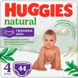   Huggies Natural, 4, 44 шт