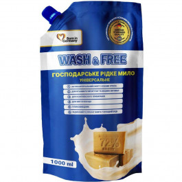   Wash&Free Рідке мило  господарське 1 л 1 шт./уп. (4260637723741)