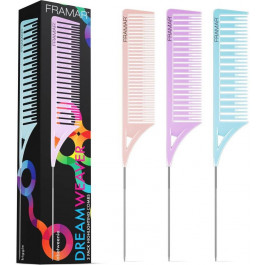   Framar Комплект гребінців для набору пасм  Dreamweaver Comb Pastel (пастельні кольори), 3 шт (92001)