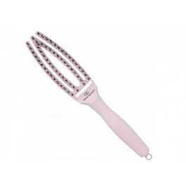   Olivia Garden Щітка масажна з натуральною щетиною  Finger Brush Combo Small Pastel Pink ID1685