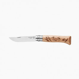   Opinel Tradtion N°08 Engraved Skiing (002188)