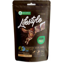   Nature's Protection Lifestyle Snacks Rawhide Sticks With Duck And Cod Rolls 75 г (SNK46132)