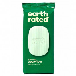   Earth Rated (Eс Рейтід) Dog Wipes - Вологі серветки універсальні без аромату для догляду за собакою 100 шт. (936