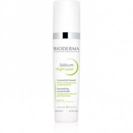   Bioderma Sebium Night Peel розгладжувальна ексфоліативна сироватка проти недосконалостей шкіри 40 мл