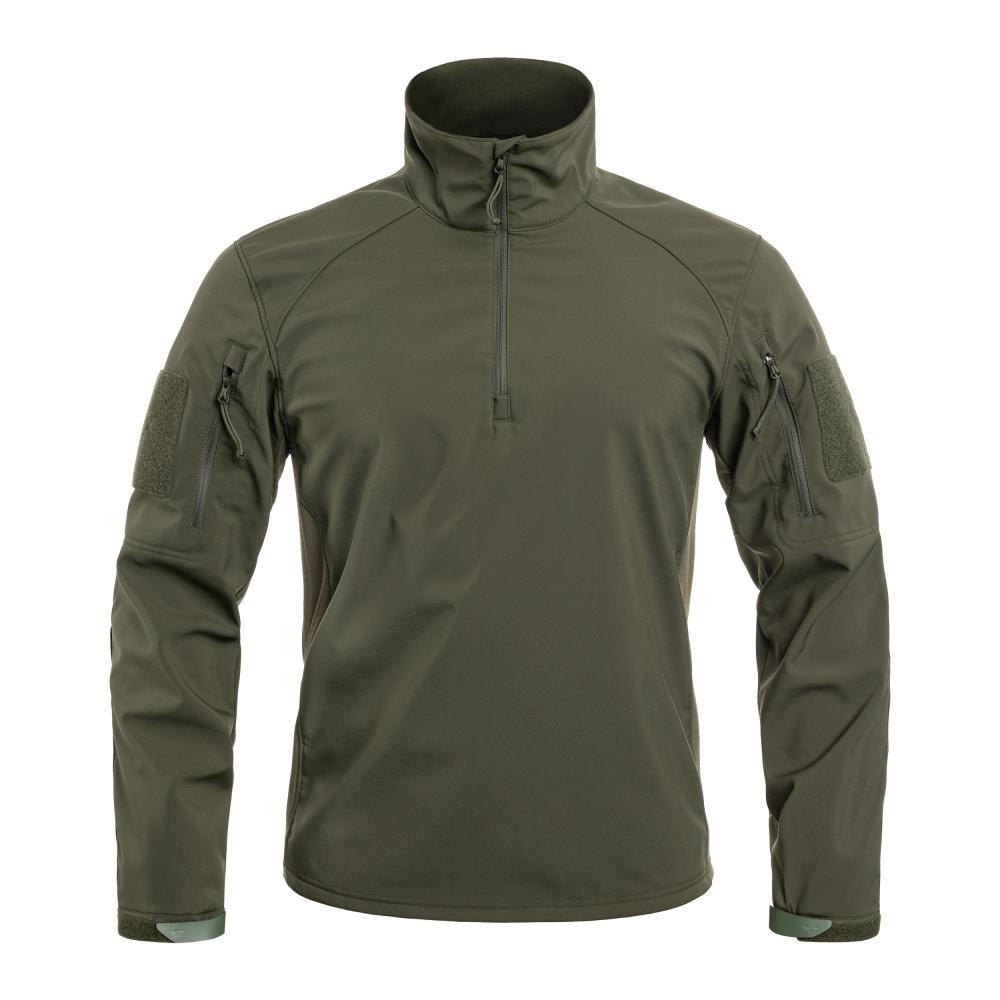 Condor Бойова софтшелл сорочка Condor PATROL QUARTER-ZIP SOFT SHELL 101185 Medium, Олива (Olive) - зображення 1