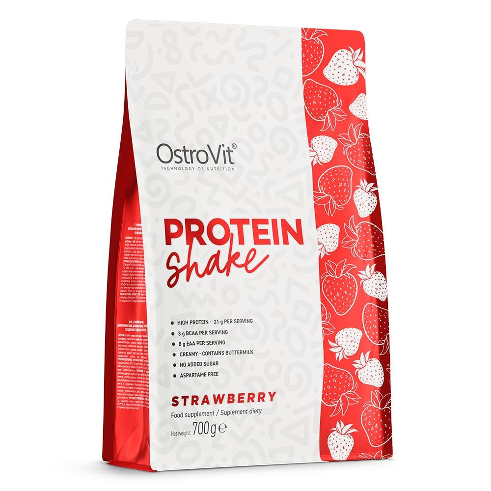 OstroVit Protein Shake 700 g /23 servings/ Strawberry - зображення 1