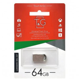   T&G 64 GB Metal Series USB 2.0 Silver (TG107-64G)