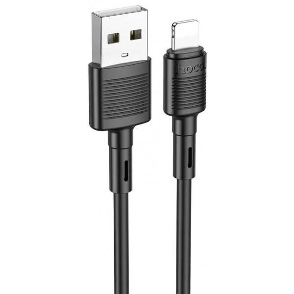 Hoco X83 Victory USB-A to Lightning 1м Black (6931474770868) - зображення 1