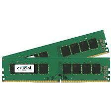   Crucial 32 GB (2x16GB) DDR4 2400 MHz (CT2K16G4DFD824A)