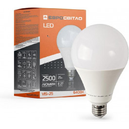   Евросвет LED VIS-25-E27 25Вт 6400К (40888)