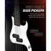 Donner Music DPB-510 Electric Bass Guitar Black EC1228 - зображення 2