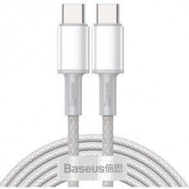   Baseus High Density Braided Type-C to Type-C 1m White (CATGD-02)