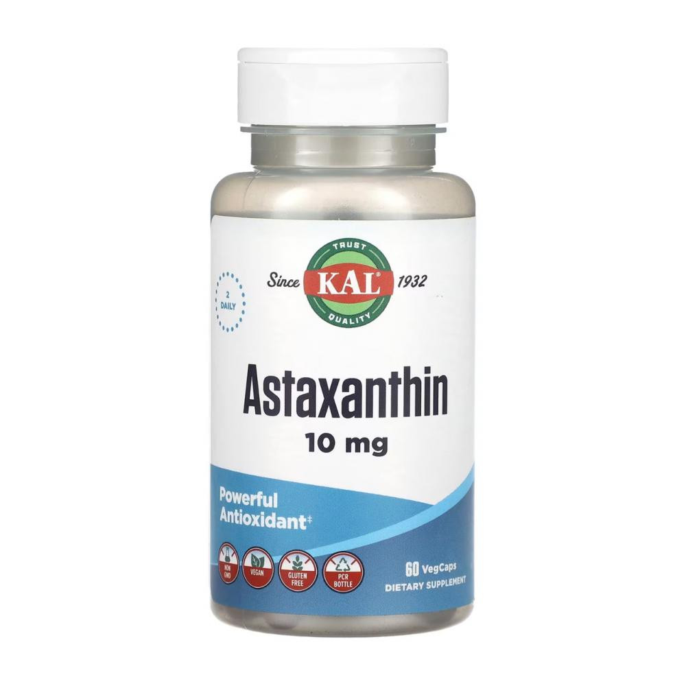 KAL Astaxanthin 10mg - 60 tabs - зображення 1