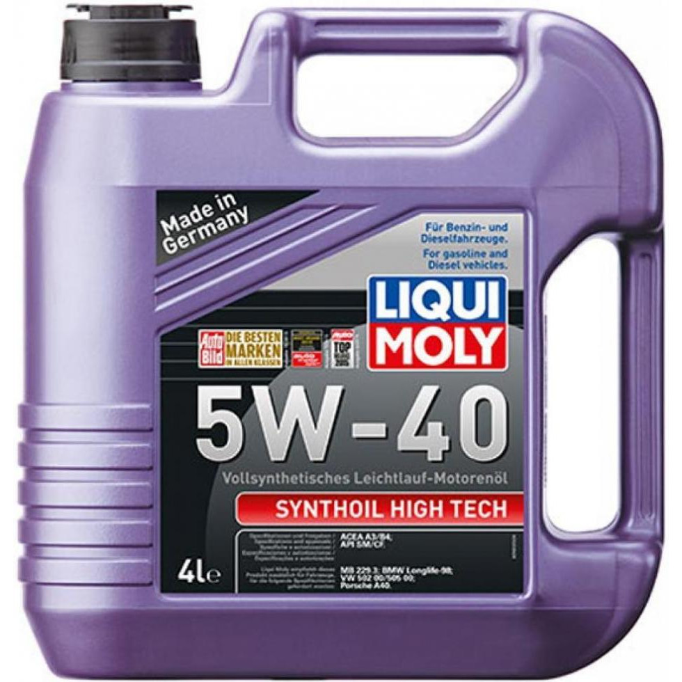 Liqui Moly Synthoil High Tech 5W-40 4л - зображення 1