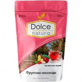   Dolce Natura Чай  плодово-ягідний Фруктова насолода 250 г (4820093482608)