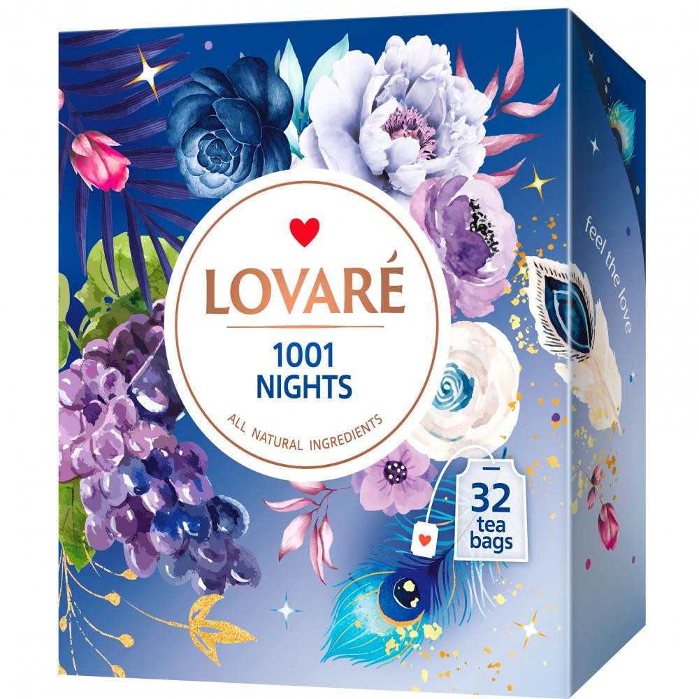 Lovare Чай  чорний 1001 ніч 32 шт по 2 г (4823115404374) - зображення 1