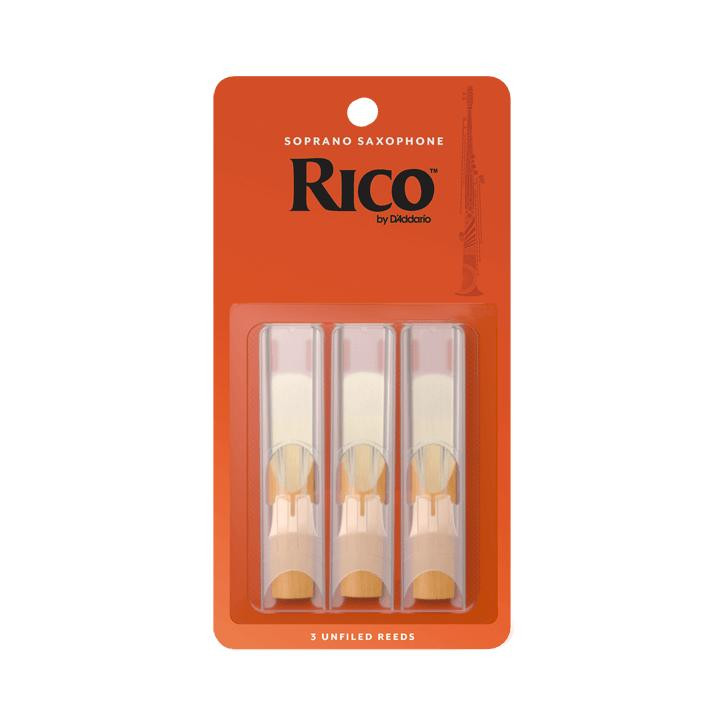 RICO Трости RIA0330 - Soprano Sax #3.0 - 3-Pack - зображення 1