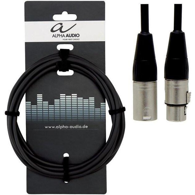 Gewa Кабель мікрофонний Alpha Audio XLR(п)xXLR(м) (6м) G-190550 - зображення 1