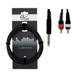   Gewa Кабель Alpha Audio 1stereo jack/ 2 RCA (тюльпан 1.5м) G-190140