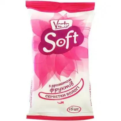 Varto Soft Вологі серветки  з ароматом фруктів 15 шт. - зображення 1