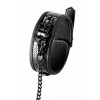 Dream toys Ошейник с поводком BLAZE LUXURY COLLAR AND LEASH CROCO BLACK (DT21868) - зображення 4