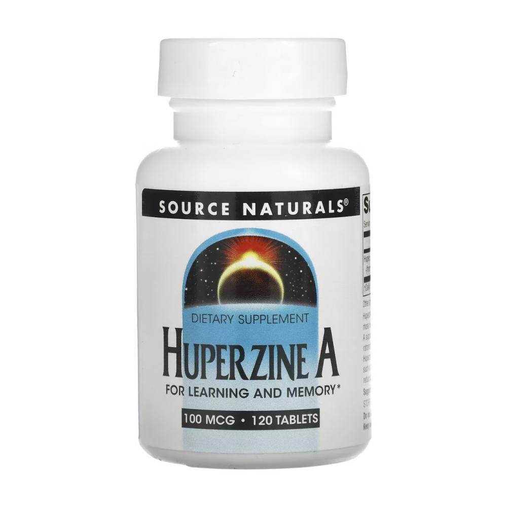 Source Naturals Huperzine A 100mcg - 120 tabs - зображення 1