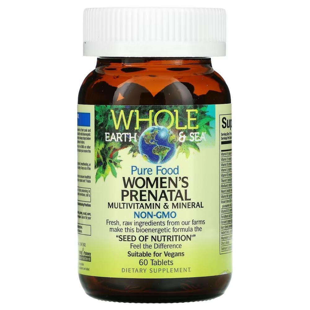 Natural Factors Women's Prenatal Multivitamin & Mineral 60 таблеток - зображення 1