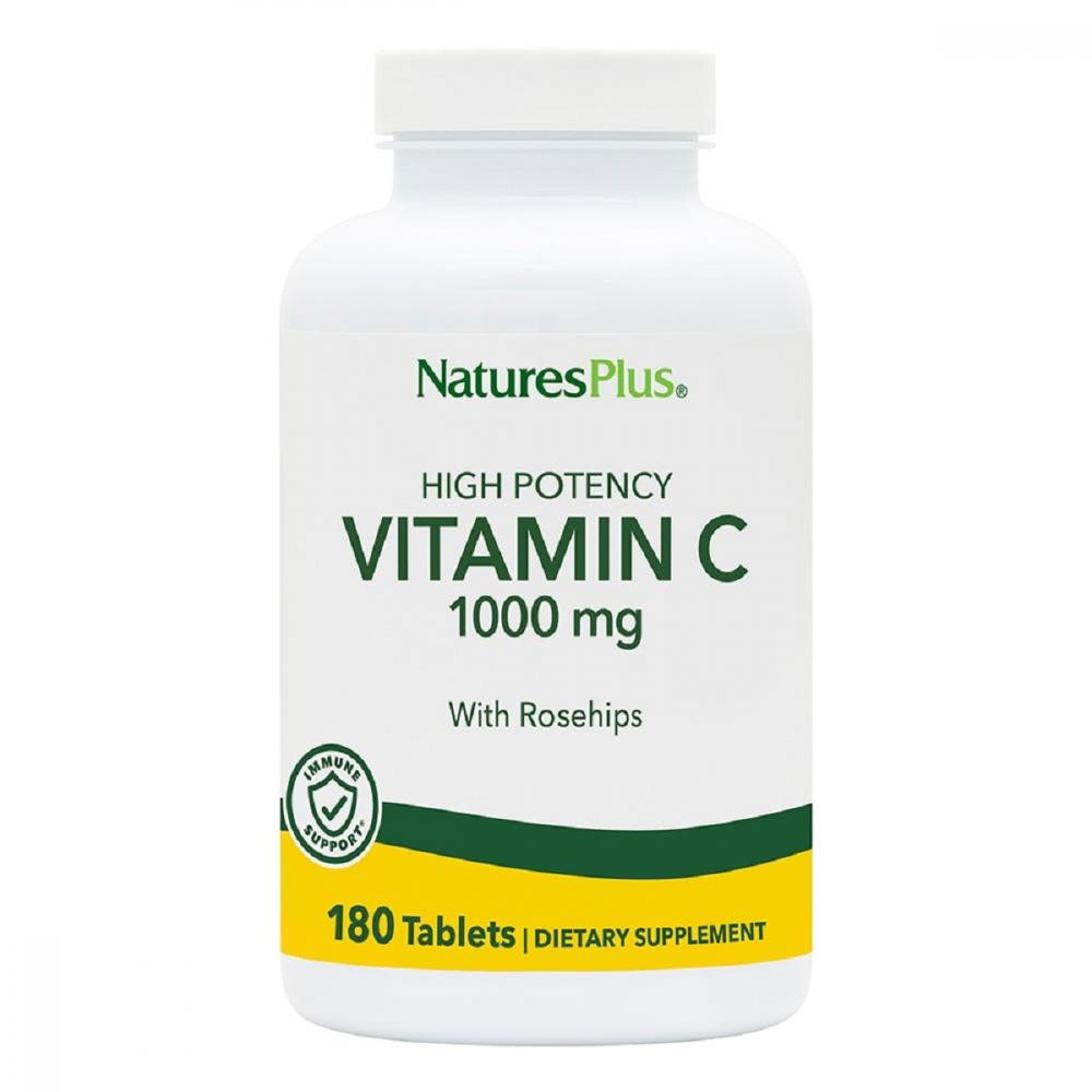 Nature's Plus Vitamin C 1000 мг 180 таблеток - зображення 1