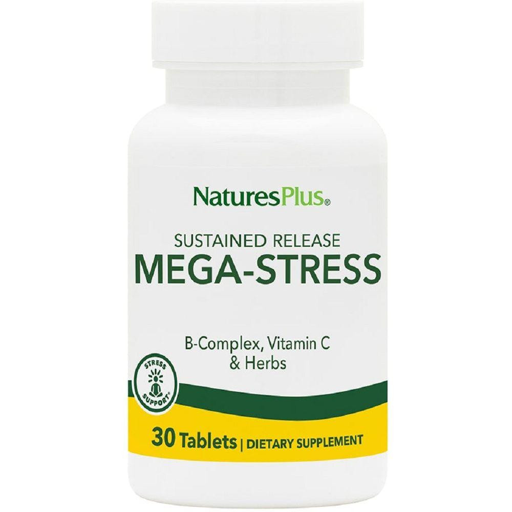 Nature's Plus Mega-Stress Complex 30 таблеток - зображення 1